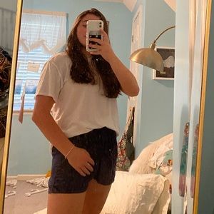 Navy Lulu shorts